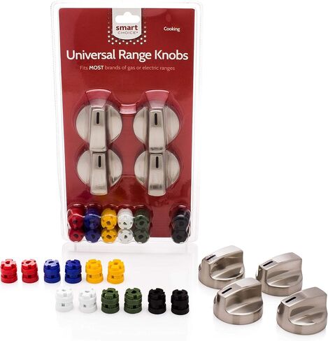 Smart Choice Range Knob Kit, Fits Most, Stainless Steel - KNOBKIT4S in Saudi Arabia