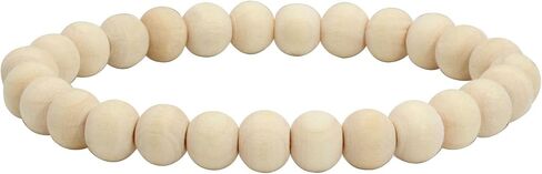 MILAKOO 5 Pcs Wooden Beaded Bracelet Bangle for Men and Women Elastic in Kuwait