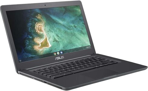 ASUS Chromebook C403NA-YS02 14.0 inch Intel Celeron N3350 1.1GHz/ 4GB LPDDR4/ 32GB eMMC/ USB3.1/ Chrome OS Notebook (Dark Grey) in Saudi Arabia