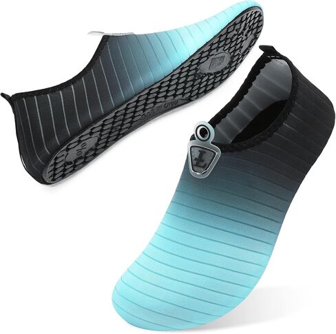 L-RUN Women Water Shoes Mens Barefoot Skin Aqua Socks for Run Dive Surf Swim Beach Yoga Quick Drying in Saudi Arabia