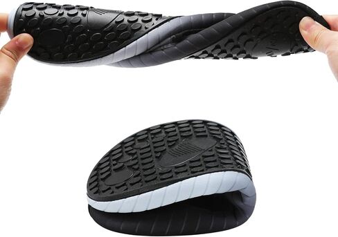 L-RUN Women Water Shoes Mens Barefoot Skin Aqua Socks for Run Dive Surf Swim Beach Yoga Quick Drying in Saudi Arabia