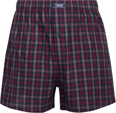 IZOD Men's Underwear - Classic Woven Boxers (8 Pack) in Saudi Arabia