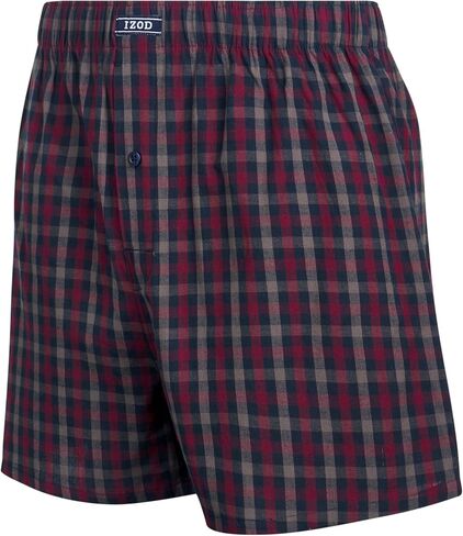 IZOD Men's Underwear - Classic Woven Boxers (8 Pack) in Saudi Arabia