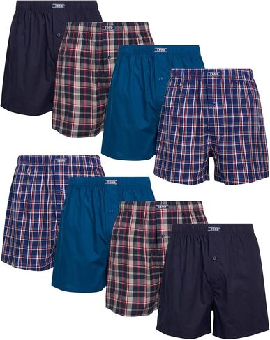 IZOD Men's Underwear - Classic Woven Boxers (8 Pack) in Saudi Arabia