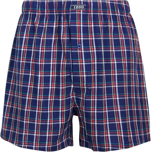 IZOD Men's Underwear - Classic Woven Boxers (8 Pack) in Saudi Arabia