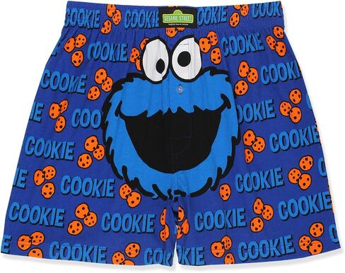 Sesame Street Men's Button Fly Boxer Lounge Shorts in Saudi Arabia