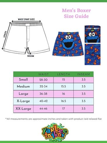 Sesame Street Men's Button Fly Boxer Lounge Shorts in Saudi Arabia