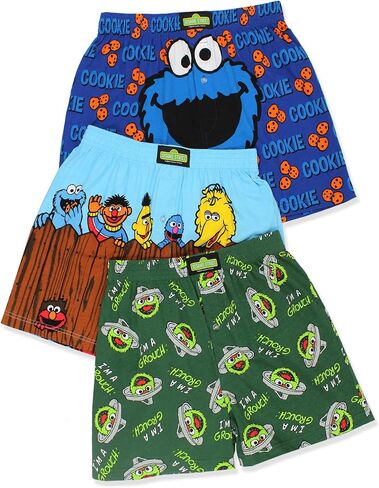 شورت بوكسر رجالي بأزرار من Sesame Street in Kuwait