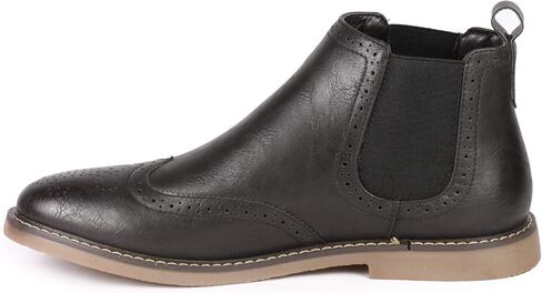 Metrocharm MC140 Men's Dress Wing Tip Casual Ankle Chelsea Boot in Kuwait