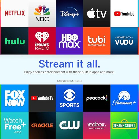 VIZIO 55-Inch V-Series 4K UHD LED HDR Smart TV Apple AirPlay and Chromecast Built-in, Dolby Vision, HDR10+, HDMI 2.1, Auto Game Mode and Low Latency Gaming, V555-J01, 2021 Model (Renewed), 55 inches in Saudi Arabia