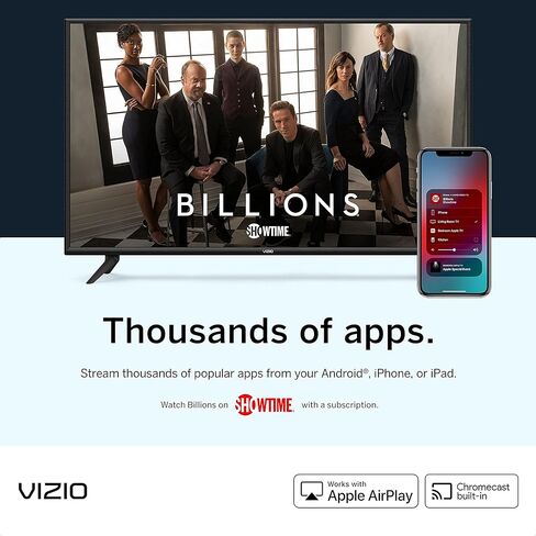 VIZIO 55-Inch V-Series 4K UHD LED HDR Smart TV Apple AirPlay and Chromecast Built-in, Dolby Vision, HDR10+, HDMI 2.1, Auto Game Mode and Low Latency Gaming, V555-J01, 2021 Model (Renewed), 55 inches in Saudi Arabia