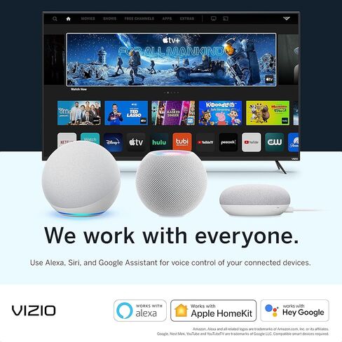 VIZIO 55-Inch V-Series 4K UHD LED HDR Smart TV Apple AirPlay and Chromecast Built-in, Dolby Vision, HDR10+, HDMI 2.1, Auto Game Mode and Low Latency Gaming, V555-J01, 2021 Model (Renewed), 55 inches in Saudi Arabia