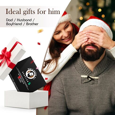 Men's Gift Kit, Beard Grooming Kit for Men, Beard Care Oil Cedarwood(2 pieces), Sandalwood, and Sage, Beard Balm, Beard Brush, Comb, Scissor, Storage Bag, E-Book, Beard Care & Trimming Set in Saudi Arabia