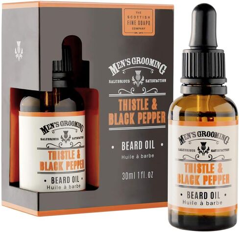 Scottish Soaps Mens Thistle Beard Oil 30ml in Saudi Arabia