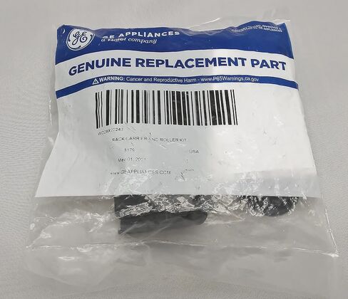 WD28X27242 Dishwasher Lower Dishrack Carrier & Roller Upgrade Kit - New - Fits L & R Side - Genuine OEM - R5-G2 - EA220923 in Saudi Arabia