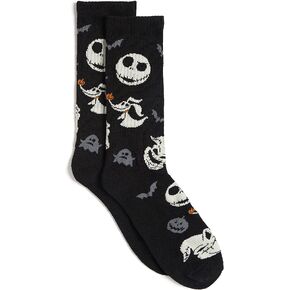 طاقم واحد للرجال من Disney Nightmare Before Christmas، باللون الأسود الهالوين، يناسب الجورب مقاس 10-13 يناسب مقاس الحذاء 6.5-12.5 in Kuwait