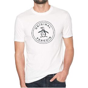 Original Penguin Men's Short Sleeve Circle Logo Tee