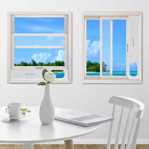 NWESTUN Portable Ac Window Kit for Vertical Window - Portable Air Conditioner Window Kit for Vertical Window Adjustable Portable Ac Window Vent Kit for Exhaust Hose with 5.1"/13cm Diameter in Saudi Arabia