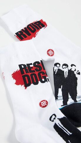 جوارب STANCE للرجال من Reservoir Dogs، أبيض، M in Saudi Arabia