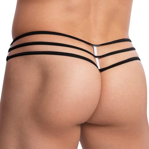 Mens Sexy Stylish Bikini Brief Multi Strap Thong Sahara G-String Open Back Gym Jockstrap Underwear in Kuwait