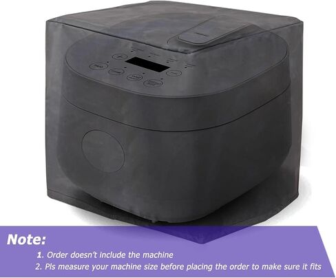 PASONIKA Ice Maker Cover, Countertop Appliances Ice Machine Bread Maker Rice Cooker Soup Pot Pressure Cooker Coffee Maker Cover, Dust Resistant Protector, Grey in Saudi Arabia