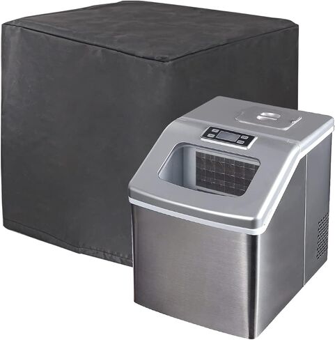 PASONIKA Ice Maker Cover, Countertop Appliances Ice Machine Bread Maker Rice Cooker Soup Pot Pressure Cooker Coffee Maker Cover, Dust Resistant Protector, Grey in Saudi Arabia