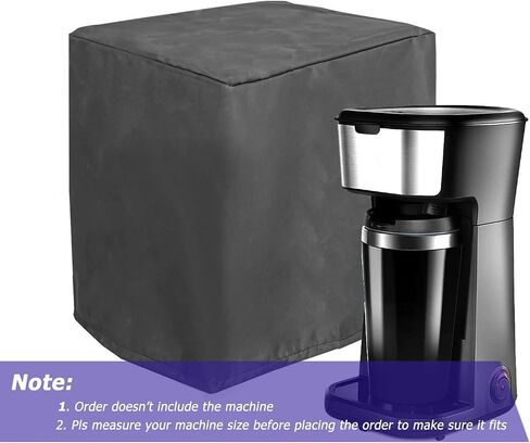PASONIKA Ice Maker Cover, Countertop Appliances Ice Machine Bread Maker Rice Cooker Soup Pot Pressure Cooker Coffee Maker Cover, Dust Resistant Protector, Grey in Saudi Arabia