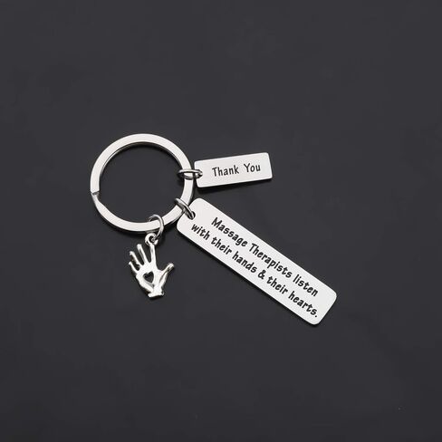 Gzrlyf Massage Therapist Keychain Massage Therapy Gifts Therapist Appreciation Gifts in Saudi Arabia
