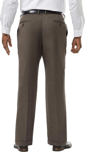 Haggar Men's Big and Tall Big & Tall Premium Stretch Solid Expandable Waist Plain Front Dress Pant in Saudi Arabia