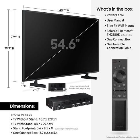 سامسونج QN43LS03A / QN43LS03AA / QN43LS03AA تلفزيون ذكي 43 بوصة الإطار QLED 4K (متجدد) in Saudi Arabia