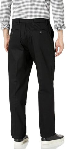 Haggar Men's Performance Micro Stria Straight-Fit Plain-Front Pant in Saudi Arabia