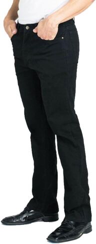 Grand River Big and Tall Stretch Demin Jeans - Black (38W x 28L) in Saudi Arabia
