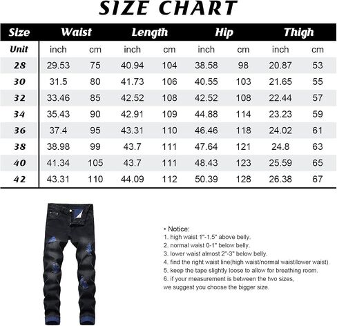 chouyatou Men's Color Block Frayed Holes Lightweight Distressed Ripped Jeans Denim Pant in Saudi Arabia
