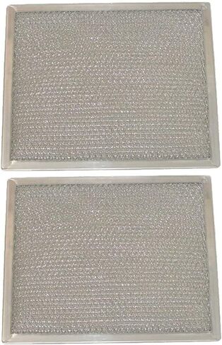HASMX Aluminum Range Hood Grease Filter Replacement Filter for Broan Nutone, Replaces Part Numbers: S97007894, S97017455, S97017456, S97005683, 97005683, 97017455, 9-7/8 x 11-5/8 x 3/8 Inches (2-Pack) in Saudi Arabia