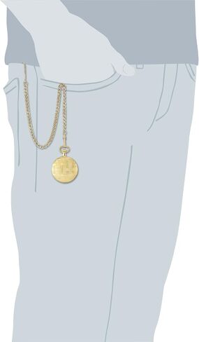 Charles Hubert 3841-GR Gold-Plated Mechanical Pocket Watch in Saudi Arabia