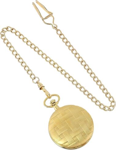 Charles Hubert 3841-GR Gold-Plated Mechanical Pocket Watch in Saudi Arabia