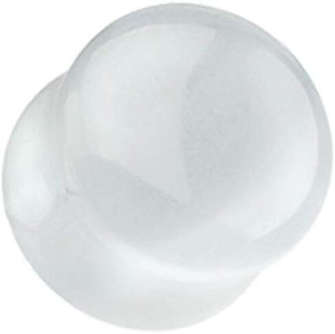 Covet Jewelry Cat Eye Marble Stone Double Flared Ear Gauge Plug in Saudi Arabia