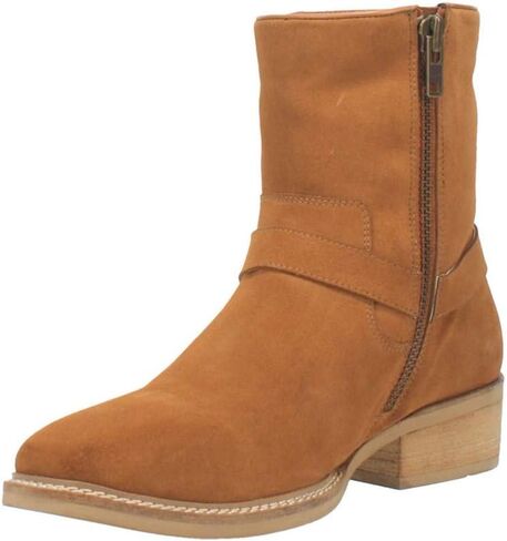 Dingo Mens Calgary Square Toe Boots Ankle - Brown in Kuwait
