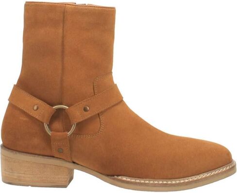 Dingo Mens Calgary Square Toe Boots Ankle - Brown in Kuwait