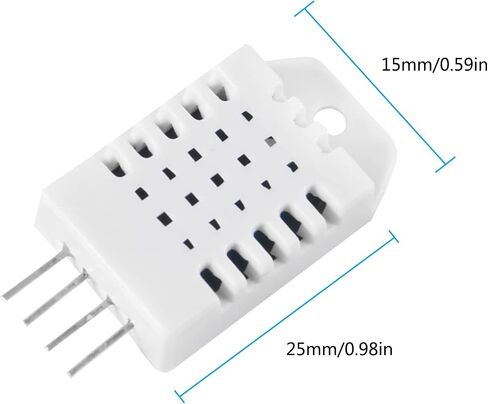 Alinan 6pcs AM2302 DHT22 Neutral Digital Temperature and Humidity Sensor Module Temperature Humidity Monitor Sensor Replace SHT11 SHT15 for Electronic Practice DIY in Saudi Arabia