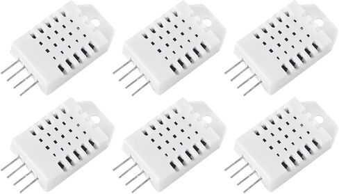 Alinan 6pcs AM2302 DHT22 Neutral Digital Temperature and Humidity Sensor Module Temperature Humidity Monitor Sensor Replace SHT11 SHT15 for Electronic Practice DIY in Saudi Arabia