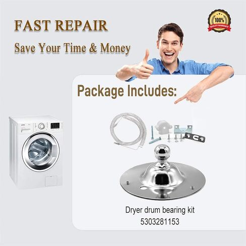 5303281153 Dryer Bearing Kit for Kenmore with 5300622034 Dryer heating element coil restring for 131553900 3281153 AP2142648 DE724 AP2142648 PS459829 41759022890 41779052990 41780052990 in Saudi Arabia