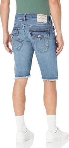 شورت رجالي من True Religion ذو حافة واحدة من Ricky Single Needle Fray مع غطاء in Kuwait