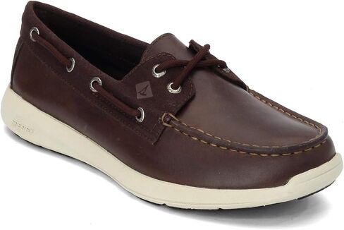 Sperry Men's, Sojourn 2-Eye Boat Shoe Brown Leather 10.5 M in Saudi Arabia