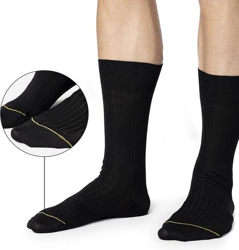 Ciocca Short mid-calf socks classic rib, medium weight cotton - 5 Pairs - reinforced toe - MADE IN ITALY in Kuwait