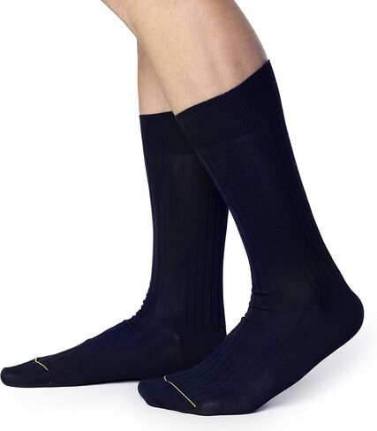 Ciocca Short mid-calf socks classic rib, medium weight cotton - 5 Pairs - reinforced toe - MADE IN ITALY in Kuwait