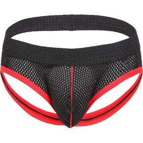 Linemoon Mens Jockstrap Sexy Underwear Athletic Supporters Mesh Jock Straps Male in Saudi Arabia