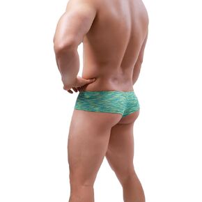 IKINGSKY Men's Colorful Cheeky Boxer Briefs Sexy Brazilian Back Mens Underwear Quick-dry Mini Cheek Thong Under Panties in Saudi Arabia