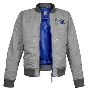 Musterbrand Men's MBSC002 Tychus Bomber Casual Jackets, Grey, Medium in Saudi Arabia