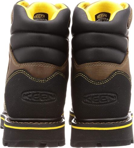 KEEN Utility Men's Milwaukee 6" Steel Toe Waterproof Work Boot, Dark Earth/Dark Earth, 11 Wide US in Saudi Arabia